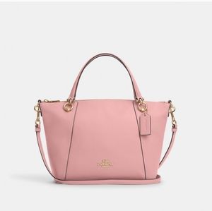 New! Kacey Satchel in Gold/Light Blush